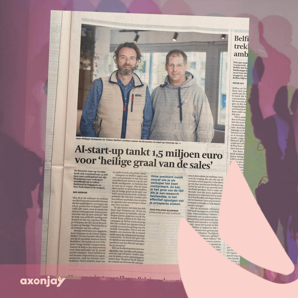 AxonJay closes €1.5M seed round for global marketing of “Holy Grail of Sales”